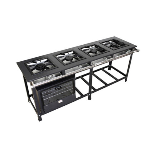 Stander 4 bocas em linha ref. 24304