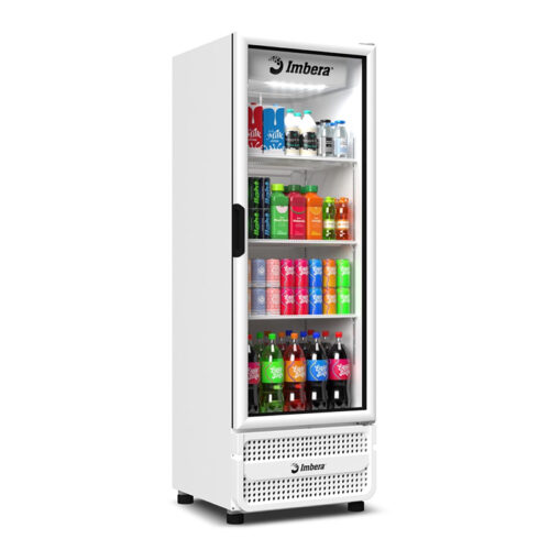 Refrigerador Bivolt Inverter VRS19 Porta de Vidro Full White 569L